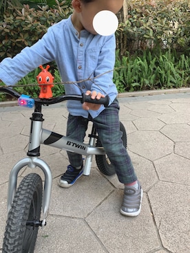 「Belle Maison（ベルメゾン）のアイテム」を使った、bo♡さん（キッズ・100cm）の春コーディネート