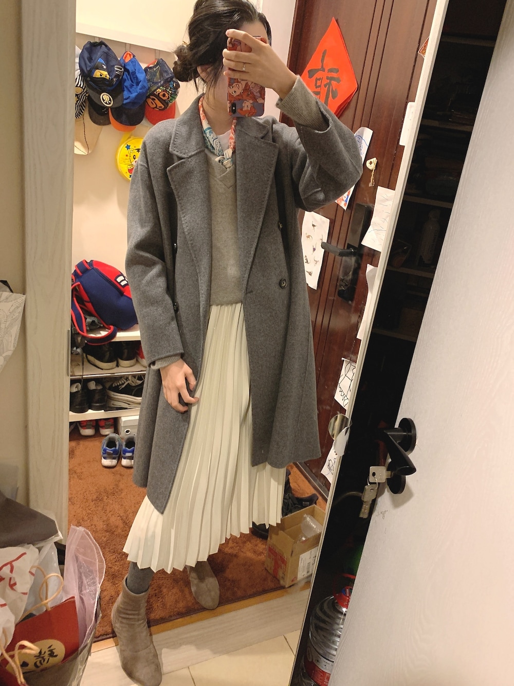 ▣スローブイエナ　フォックス混ニット SLOBE IENA（スローブイエナ）の「FOX混Vネックニット◇（ニット