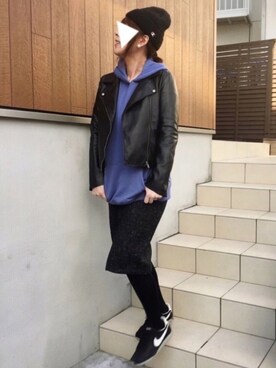 ♥︎ 𝕃𝕆𝕍𝔼 ♥︎さん（レディース・163cm）の冬コーディネート