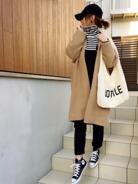 ♥︎ 𝕃𝕆𝕍𝔼 ♥︎さん（レディース・163cm）の冬コーディネート