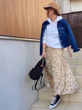 ♥︎ 𝕃𝕆𝕍𝔼 ♥︎さん（レディース・163cm）の冬コーディネート