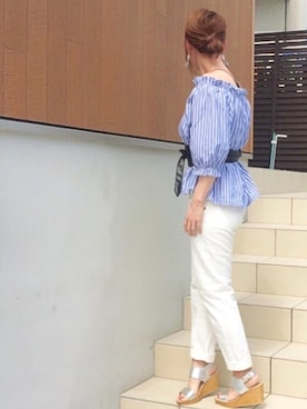 ♥︎ 𝕃𝕆𝕍𝔼 ♥︎さん（レディース・163cm）の春コーディネート