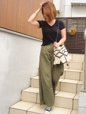 ♥︎ 𝕃𝕆𝕍𝔼 ♥︎さん（レディース・163cm）の夏コーディネート