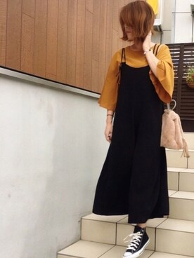 ♥︎ 𝕃𝕆𝕍𝔼 ♥︎さん（レディース・163cm）の秋コーディネート