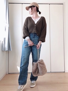 ♥︎ 𝕃𝕆𝕍𝔼 ♥︎さん(レディース・163cm)の秋コーディネート