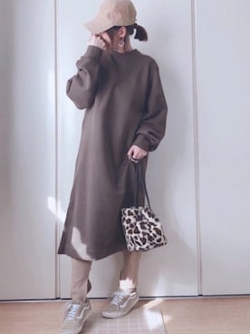 「H&M DIVIDED（エイチアンドエム　ディヴァイデッド）のアイテム（アクセサリー）」を使った、♥︎ 𝕃𝕆𝕍𝔼 ♥︎さん（レディース・163cm）の冬コーディネート