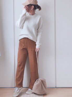 ♥︎ 𝕃𝕆𝕍𝔼 ♥︎さん（レディース・163cm）の冬コーディネート