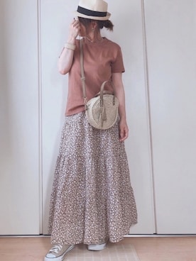 ♥︎ 𝕃𝕆𝕍𝔼 ♥︎さん（レディース・163cm）の春コーディネート