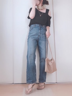 「apres jour（アプレジュール）のアイテム（財布/小物）」を使った、♥︎ 𝕃𝕆𝕍𝔼 ♥︎さん（レディース・163cm）の夏コーディネート