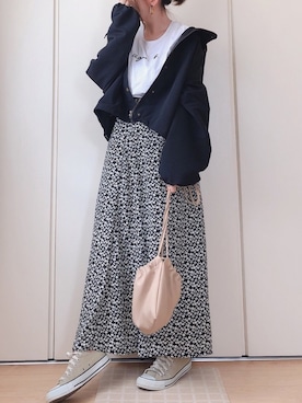 「pairpair」｜「アイテム（ブルゾン）」を使った、♥︎ 𝕃𝕆𝕍𝔼 ♥︎さん（レディース・163cm）の夏コーディネート