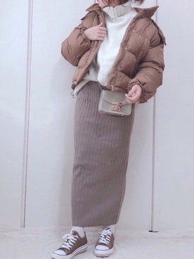 ♥︎ 𝕃𝕆𝕍𝔼 ♥︎さん（レディース・163cm）の秋コーディネート