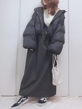 「ウィッグ」｜「アイテム（ブルゾン）」を使った、♥︎ 𝕃𝕆𝕍𝔼 ♥︎さん（レディース・163cm）の秋コーディネート