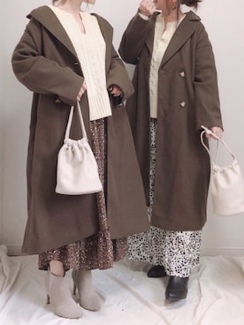 ♥︎ 𝕃𝕆𝕍𝔼 ♥︎さん(レディース・163cm)の秋コーディネート