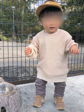 ♥︎ 𝕃𝕆𝕍𝔼 ♥︎さん（キッズ・80cm）の秋コーディネート