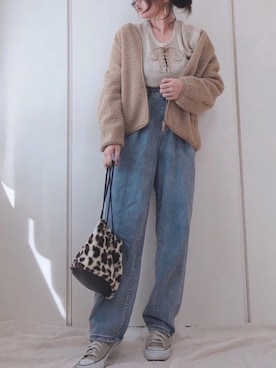 ♥︎ 𝕃𝕆𝕍𝔼 ♥︎さん（レディース・163cm）の秋コーディネート