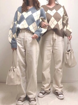 ♥︎ 𝕃𝕆𝕍𝔼 ♥︎さん(レディース・163cm)の冬コーディネート