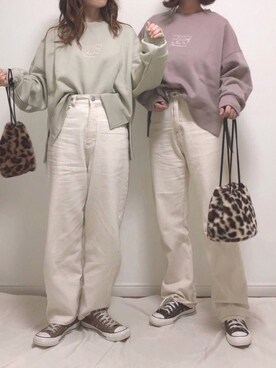 ♥︎ 𝕃𝕆𝕍𝔼 ♥︎さん（レディース・163cm）の冬コーディネート