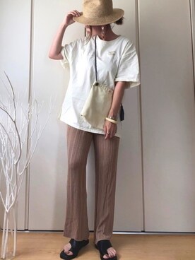 ♥︎ 𝕃𝕆𝕍𝔼 ♥︎さん（レディース・163cm）の夏コーディネート