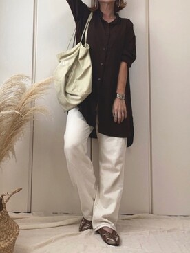「AmbreNeige」｜「アイテム（その他シューズ）」を使った、♥︎ 𝕃𝕆𝕍𝔼 ♥︎さん（レディース・163cm）の秋コーディネート