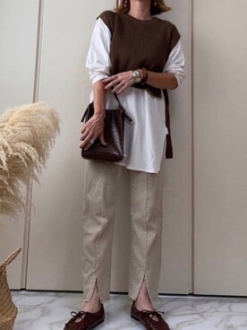 ♥︎ 𝕃𝕆𝕍𝔼 ♥︎さん（レディース・163cm）の秋コーディネート