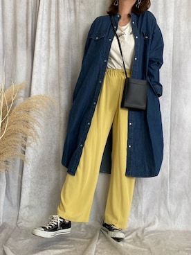 「agnes b.（アニエスベー）のアイテム」を使った、♥︎ 𝕃𝕆𝕍𝔼 ♥︎さん（レディース・163cm）の春コーディネート