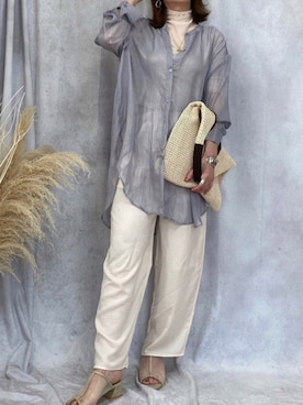 「MAMACASAR（ママカサル）のアイテム」を使った、♥︎ 𝕃𝕆𝕍𝔼 ♥︎さん（レディース・163cm）の春コーディネート