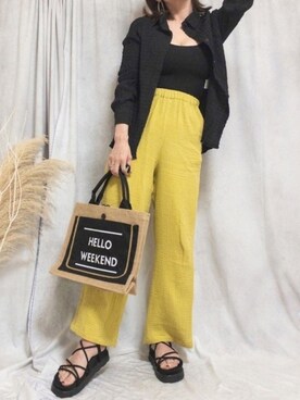 ♥︎ 𝕃𝕆𝕍𝔼 ♥︎さん（レディース・163cm）の春コーディネート