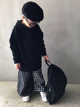 「むすこーで」｜antiquatoy  officialさん（キッズ・110cm）の秋コーディネート