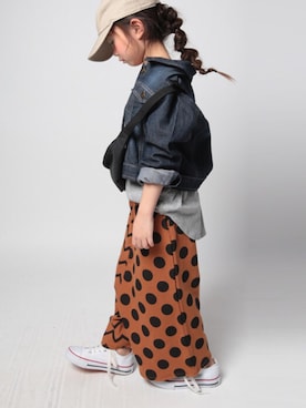 「アイテム（トップス）」を使った、antiquatoy  officialさん（キッズ・110cm）の春コーディネート