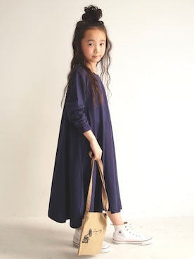 「おんなのこ」｜antiquatoy  officialさん（キッズ・122cm）の春コーディネート