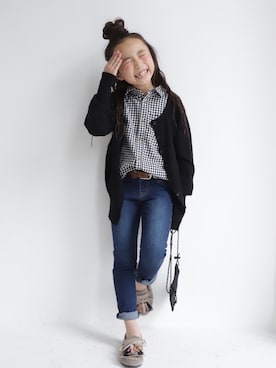 「antiqua」｜antiquatoy  officialさん（キッズ・120cm）の春コーディネート