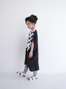 「アイテム（ワンピース/ドレス）」を使った、antiquatoy  officialさん（キッズ・120cm）の春コーディネート