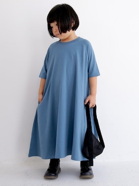 「アイテム（ワンピース）」を使った、antiquatoy  officialさん（キッズ・100cm）の夏コーディネート