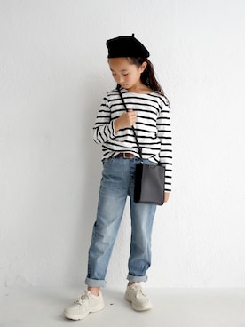 「アイテム（シューズ）」を使った、antiquatoy  officialさん（キッズ・125cm）の秋コーディネート