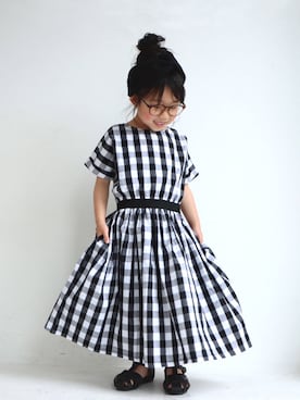 「モノトーン」｜antiquatoy  officialさん（キッズ・110cm）の春コーディネート