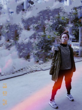 「iT（イット）のアイテム（パンツ）」を使った、穿着高跟鞋流浪D猫さん（レディース・157cm）の冬コーディネート