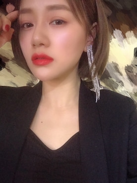 「TOM FORD（トム フォード）のアイテム（メイクアップ）」を使った、穿着高跟鞋流浪D猫さん（レディース・157cm）の冬コーディネート