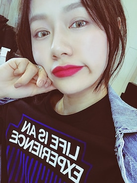 「MISS SIXTY（ミスシックスティ）のアイテム」を使った、穿着高跟鞋流浪D猫さん（レディース・157cm）の春コーディネート