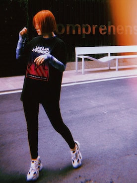 「DAZZLE（ダズル）のアイテム」を使った、穿着高跟鞋流浪D猫さん（レディース・157cm）の夏コーディネート