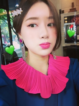 「DAZZLE（ダズル）のアイテム」を使った、穿着高跟鞋流浪D猫さん（レディース・157cm）の秋コーディネート