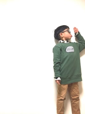 「年長さん」｜yuasaさん（キッズ・110cm）の冬コーディネート