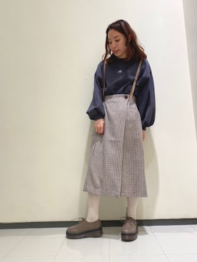 Itsumi Nishiさん(レディース・154cm)の冬コーディネート