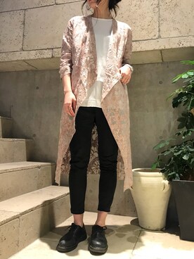 「Yasutoshi Ezumi（ヤストシエズミ）のアイテム」を使った、ayanoさん（レディース・171cm）の春コーディネート