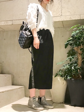 「Yasutoshi Ezumi（ヤストシエズミ）のアイテム」を使った、ayanoさん（レディース・171cm）の春コーディネート
