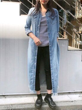 「B'2nd（ビーセカンド）のアイテム（ワンピース/ドレス）」を使った、ayanoさん（レディース・171cm）の秋コーディネート