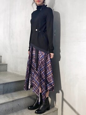 EZUMi（エズミ）＞チェック プリーツスカートを使った人気ファッション 
