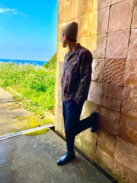 「YSTRDY's TMRRW（イエスタデイズトゥモロー）のアイテム（シャツ/ブラウス）」を使った、na.さん（メンズ・176cm）の夏コーディネート