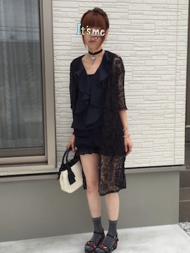 kaoriさん（レディース・160cm）の夏コーディネート