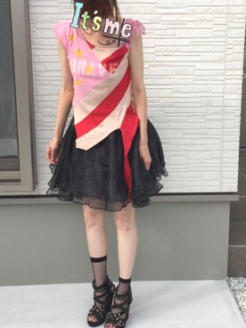 「WC（ダブル シー）のアイテム（レッグウェア）」を使った、kaoriさん（レディース・160cm）の夏コーディネート