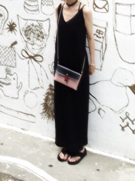 「MURUA（ムルーア）のアイテム（つなぎ/オールインワン）」を使った、kaoriさん（レディース・160cm）の夏コーディネート